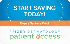 Pfizer Dermatology Patient Access copay card